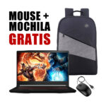 LAPTOP MSI GF63 THIN 10SC-222 GAMING, INTEL CORE i5, MEMORIA 16GB, DISCO 256GB SSD, LED 15.6 PULGADAS, WINDOWS 10