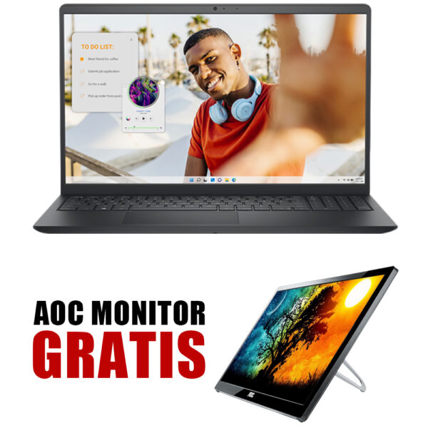 LAPTOP DELL INSPIRON 3535-A813BLK, AMD RYZEN 7, RAM 16GB, PANTALLA 15.6" TOUCHSCREEN, DISCO 512GB SSD, WINDOWS 11
