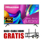 HISENSE 65" CLASS A6 SERIES LED 4K UHD SMART ANDROID TV, 60HZ, HDMI - WIFI ETHERNET - BLUETOOTH - USB, AI SOUND