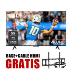 TCL SMART TV CLASS S5 4K UHD LED DE 55 PULGADAS GOOGLE TV (MODELO 55S551G) - GOOGLE ASSISTANT INTEGRADO - CONTROL REMOTO POR VOZ - COMPATIBLE CON ALEXA - TRANSMISIÓN DE TELEVISIÓN